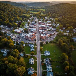 Linntown in Union County, PA ai generated image