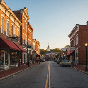 Mifflinburg in Union County, PA ai generated image