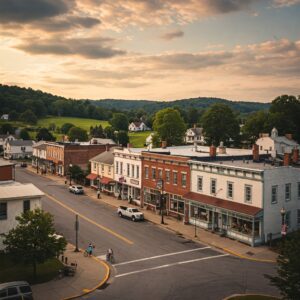Winfield in Union County, PA ai generated image