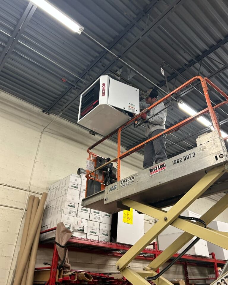 warehouse hvac work done by mgm mechanical