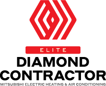 Mitsubishi Elite Diamond Contractor HVAC logo