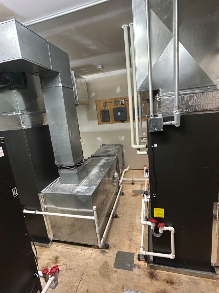 Oil Boiler to Heat Pump HVAC Replacement for church in central PA by mgm mechanical