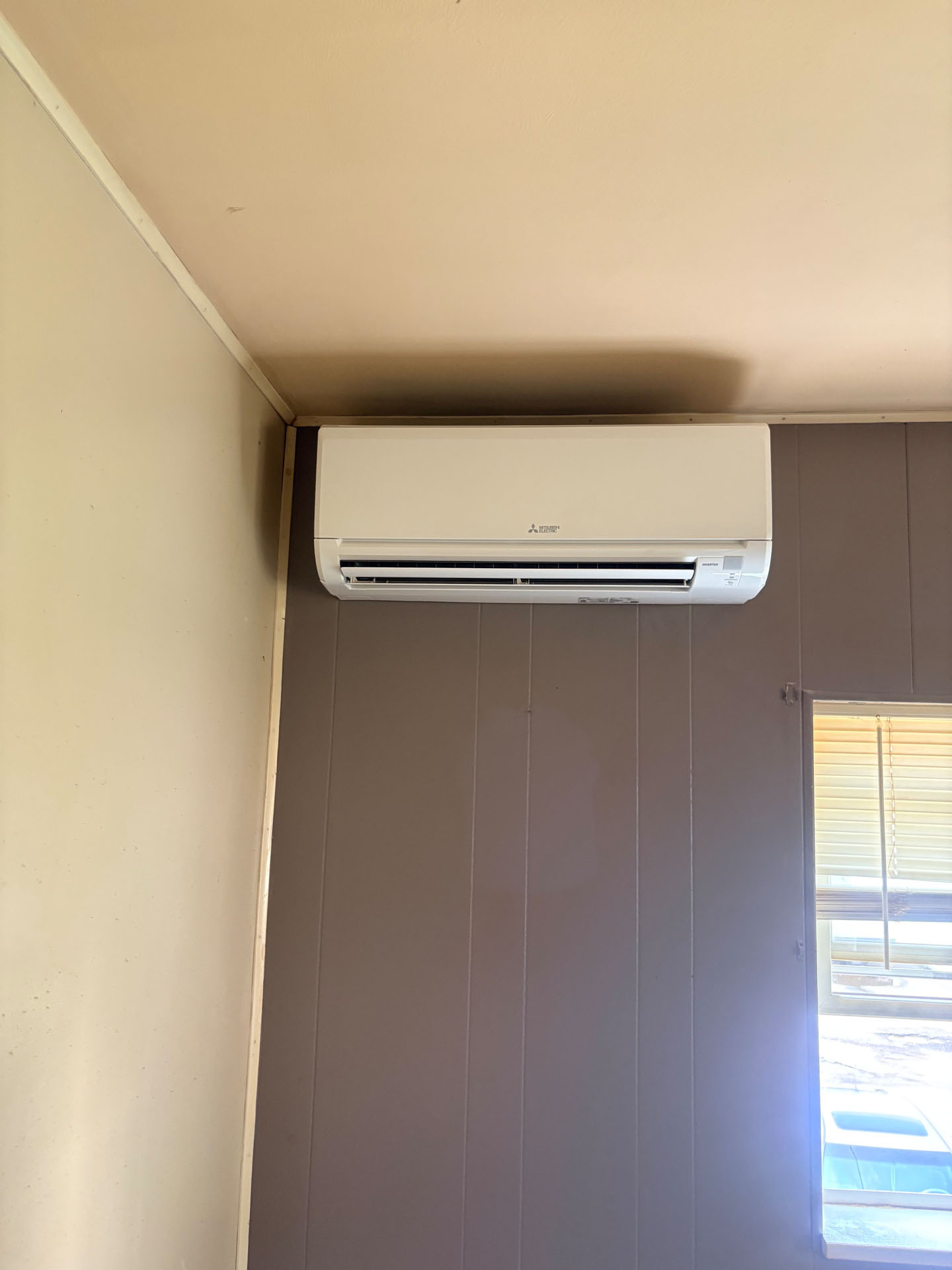 lewistown pa dual mini split installation by mgm mechanical interior unit 1